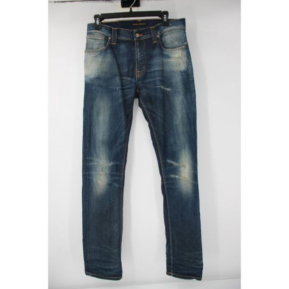 Nudie Jeans Other - Nudie Jeans Mens 31 Thin Finn Peter Replica Jeans Distressed pockets